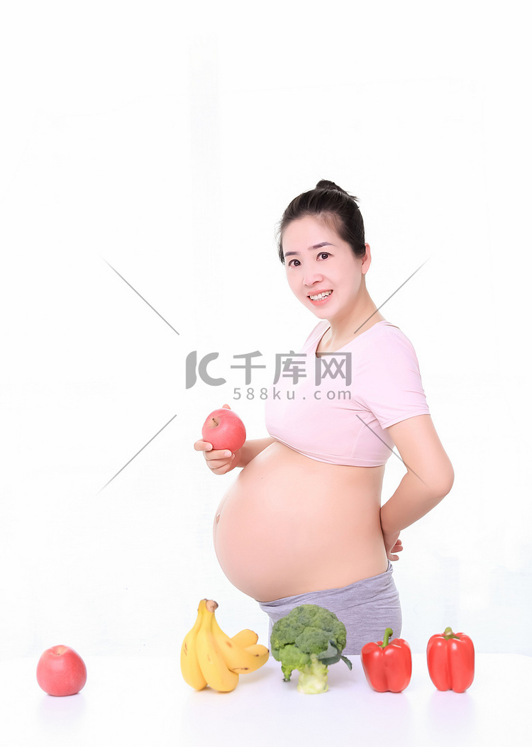 健康营养饮食孕妇规律摄影图配图