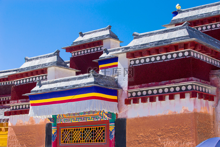 拉卜楞寺藏传佛教寺院建筑人文景