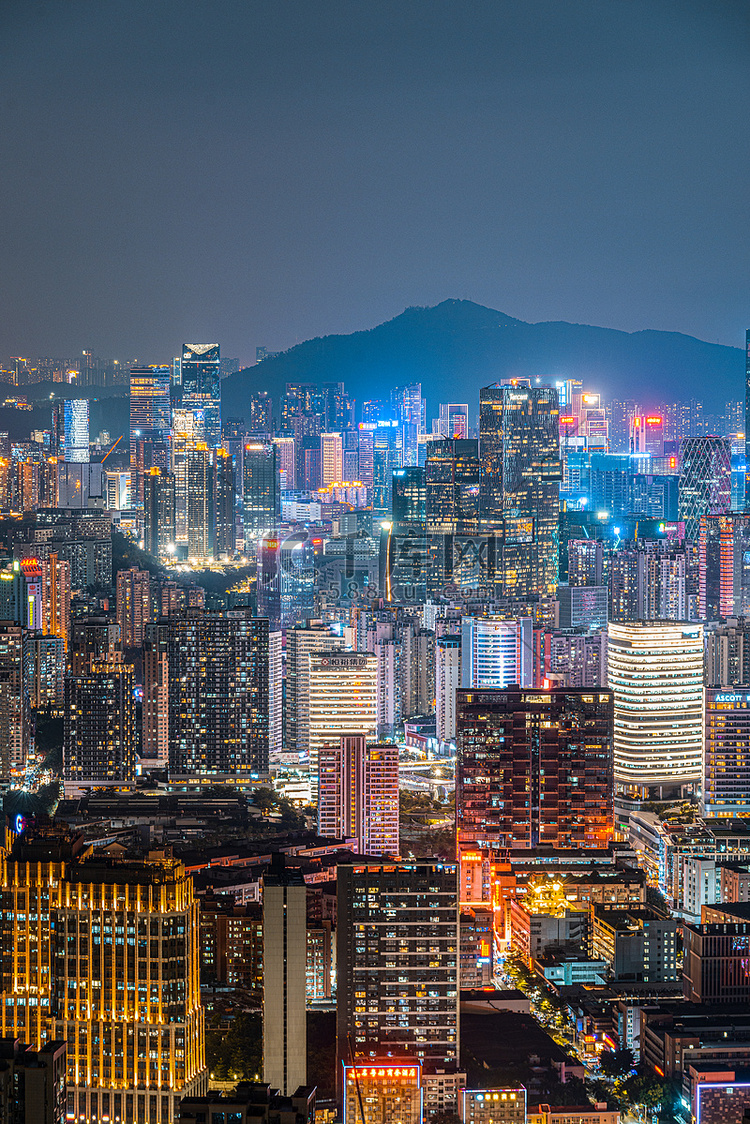 城市夜晚深圳夜景城市夜景夜景摄