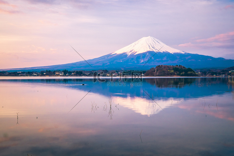 日本富士山和都市摄影