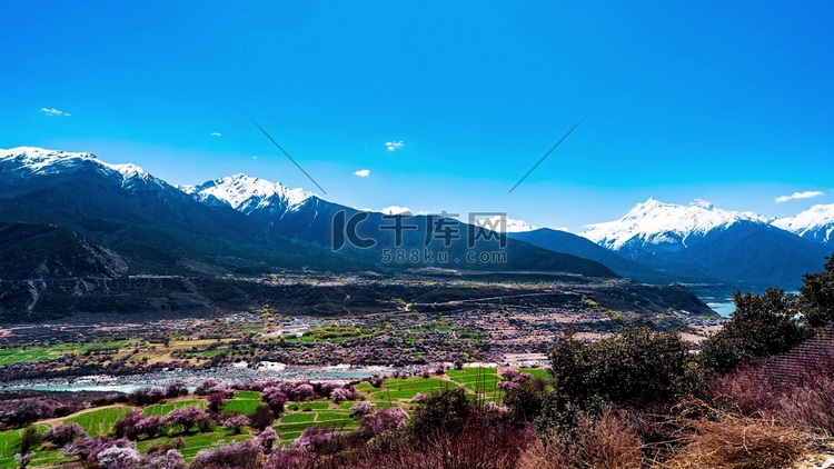 西藏旅游景点加拉白垒雪山雅鲁藏