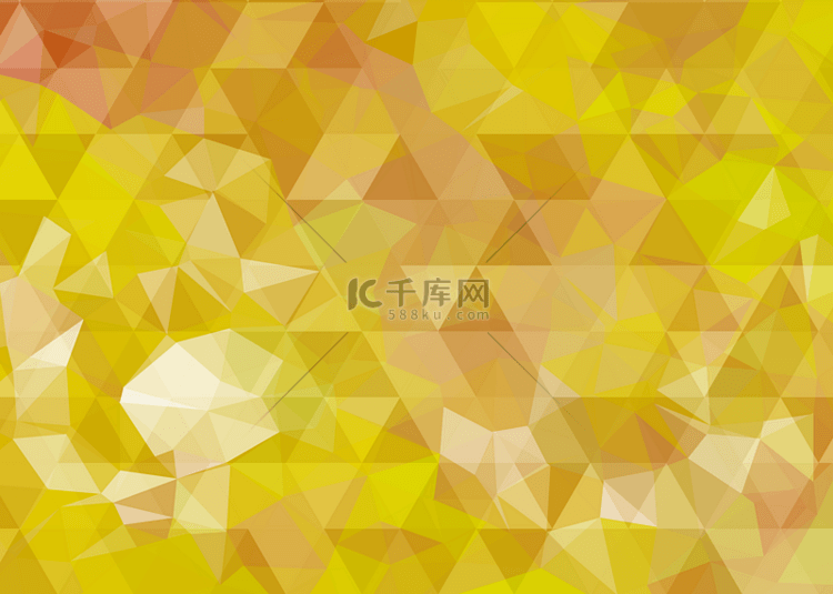 商务几何模糊抽象色块黄色背景