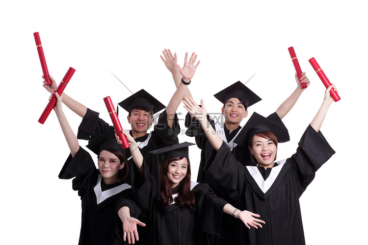 Graduate students posing