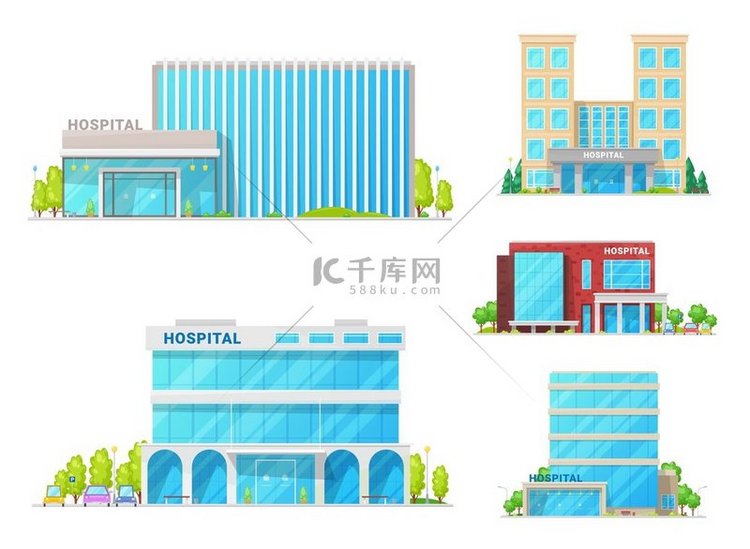 医院建筑、诊所救护车和医疗机构