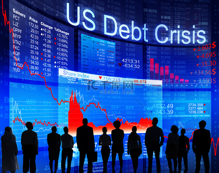 科技股票人们讨论关于我们债务危