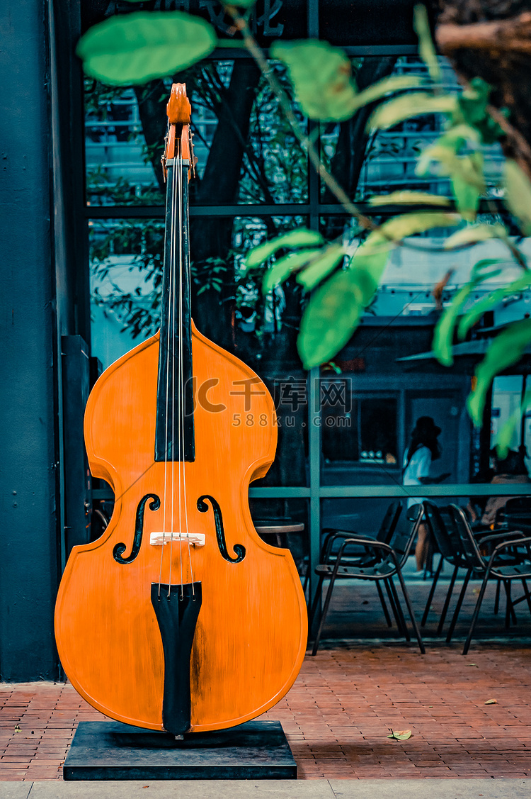 大提琴文艺复古乐器音乐摄影图配
