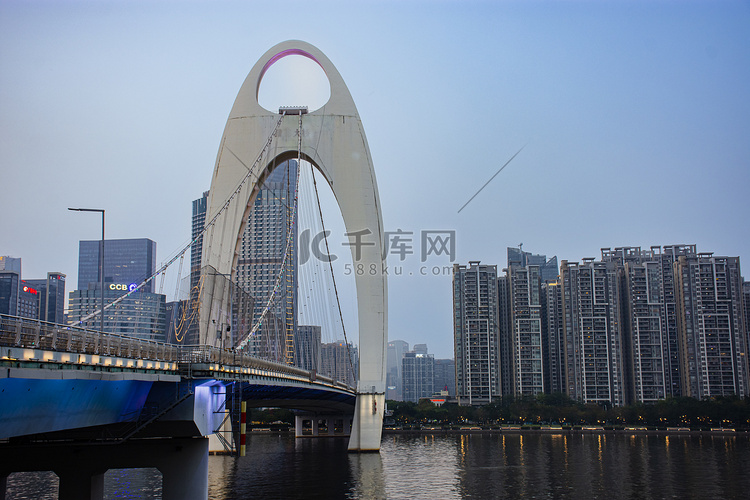 广州珠江猎德大桥打卡点网红桥摄