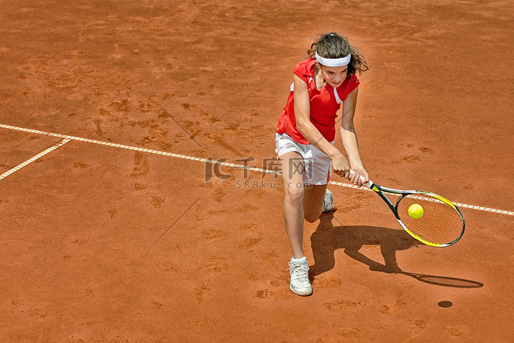 青少年网球运动员