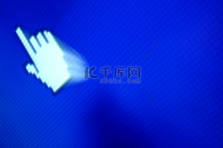 蓝像素屏幕上的手指跟踪器