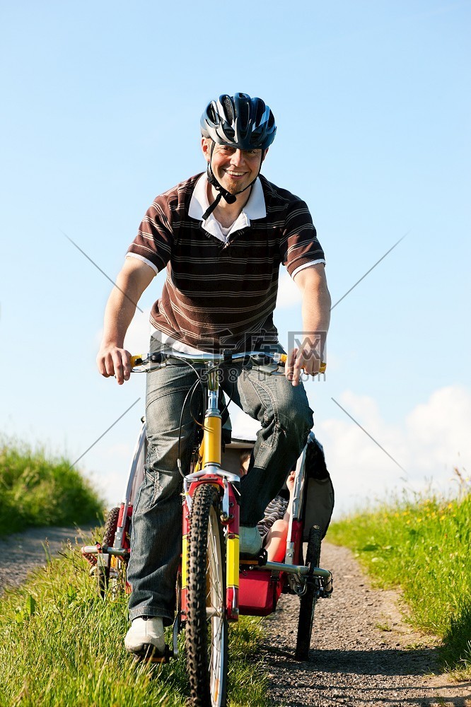 家庭、自行车、自行车、活动