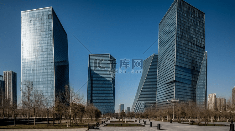 北京城区现代建筑