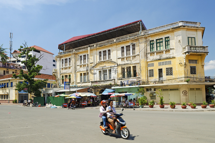 柬埔寨金边的法国殖民建筑