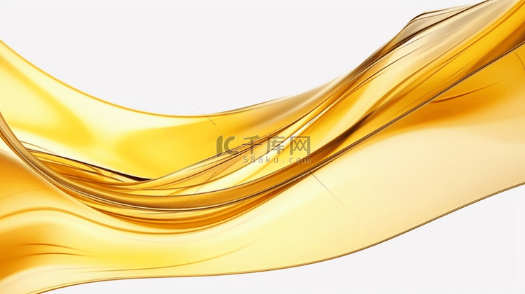 金黄色流体油简约背景15