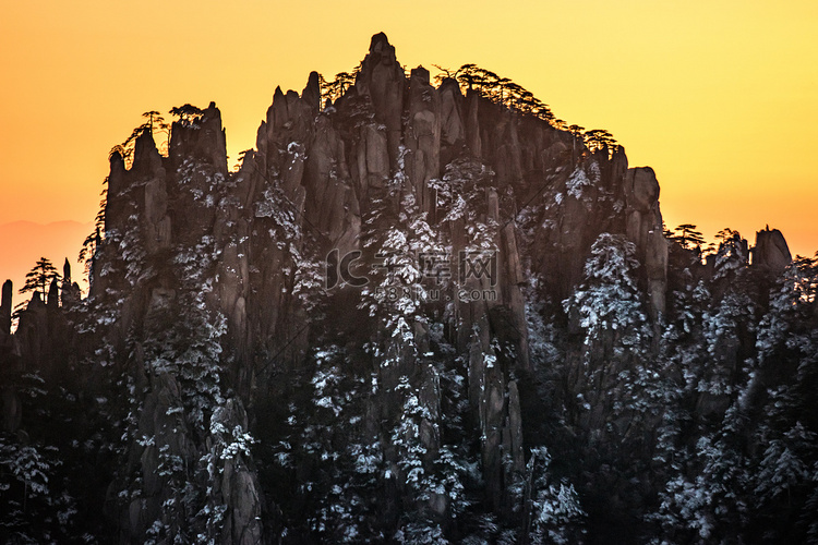 山黄山风光. 