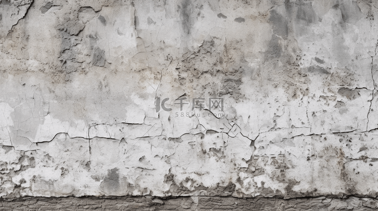 带裂缝的垃圾石墙作为纹理背景