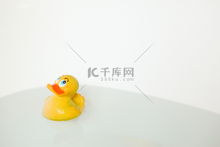 浴缸里的橡胶鸭子