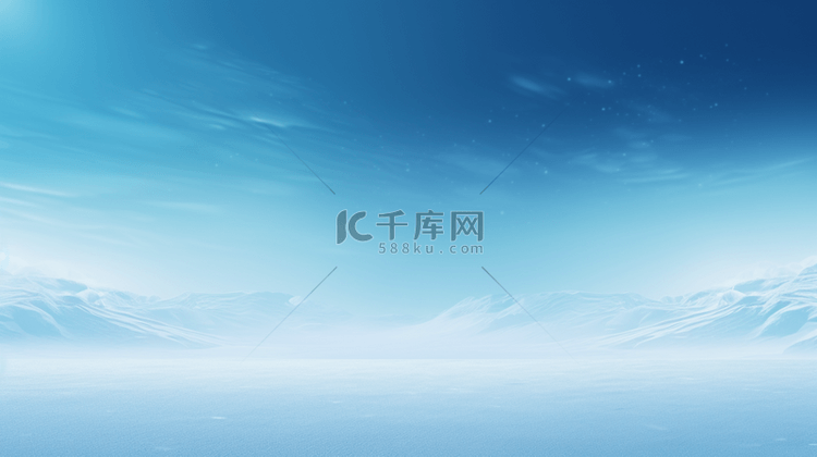 简约冬季冰雪冰原边界天际背景14