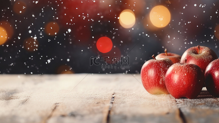 苹果平安夜圣诞节背景1