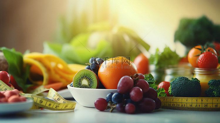 健康营养理念蔬菜水果素材