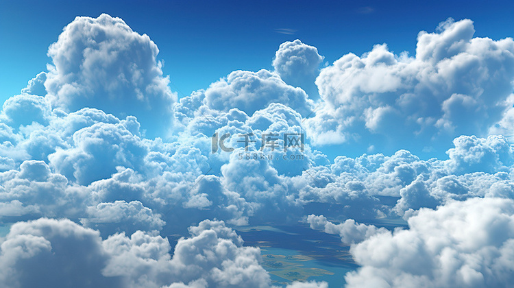 3d 渲染的云景