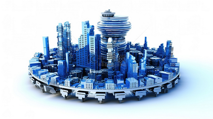 3D 齿轮智能城市中的业务团队