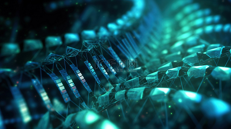 二进制编码的遗传信息被 3D 