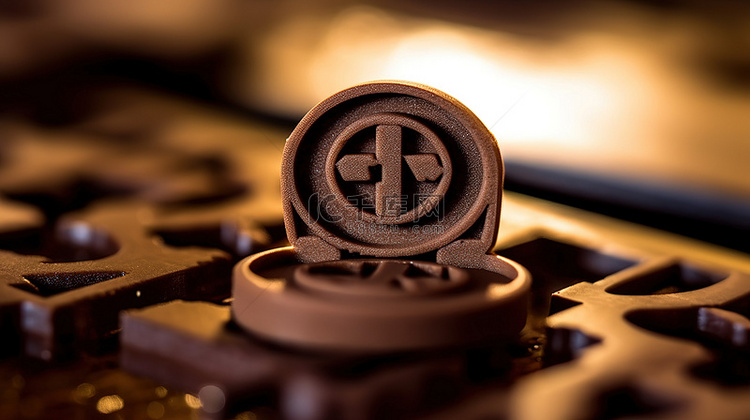 3D打印巧克力美元符号