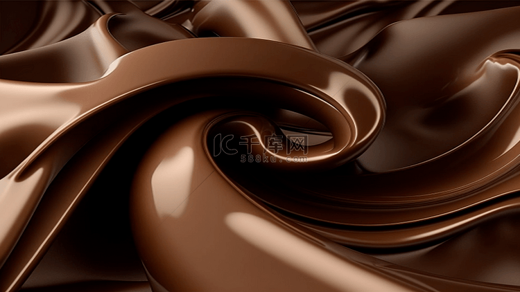 巧克力甜品质感主题背景图片