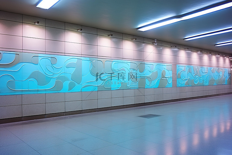 首尔地铁墙板