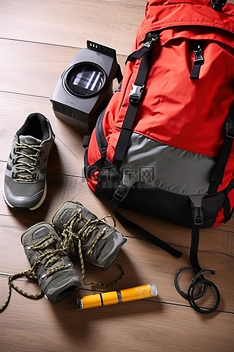 徒步旅行装备和背包
