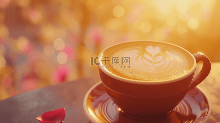 一杯温馨暖心的咖啡饮品图片1