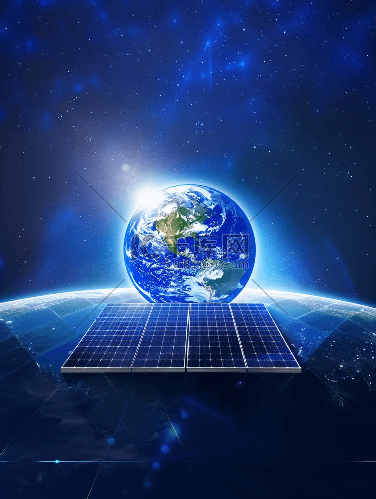 太阳能发电地球一小时活动新能源