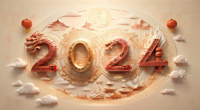 2024年中国风艺术字背景12图片