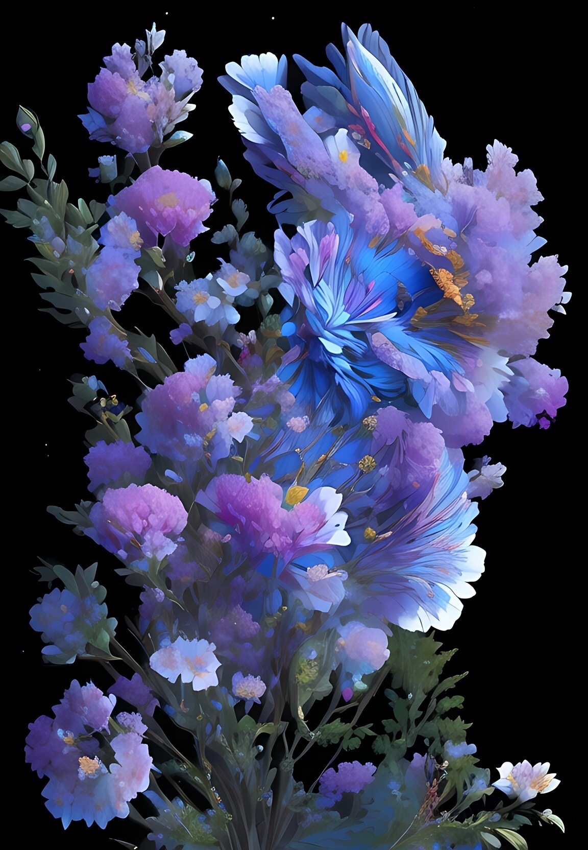 花朵紫色浪漫鲜艳图片