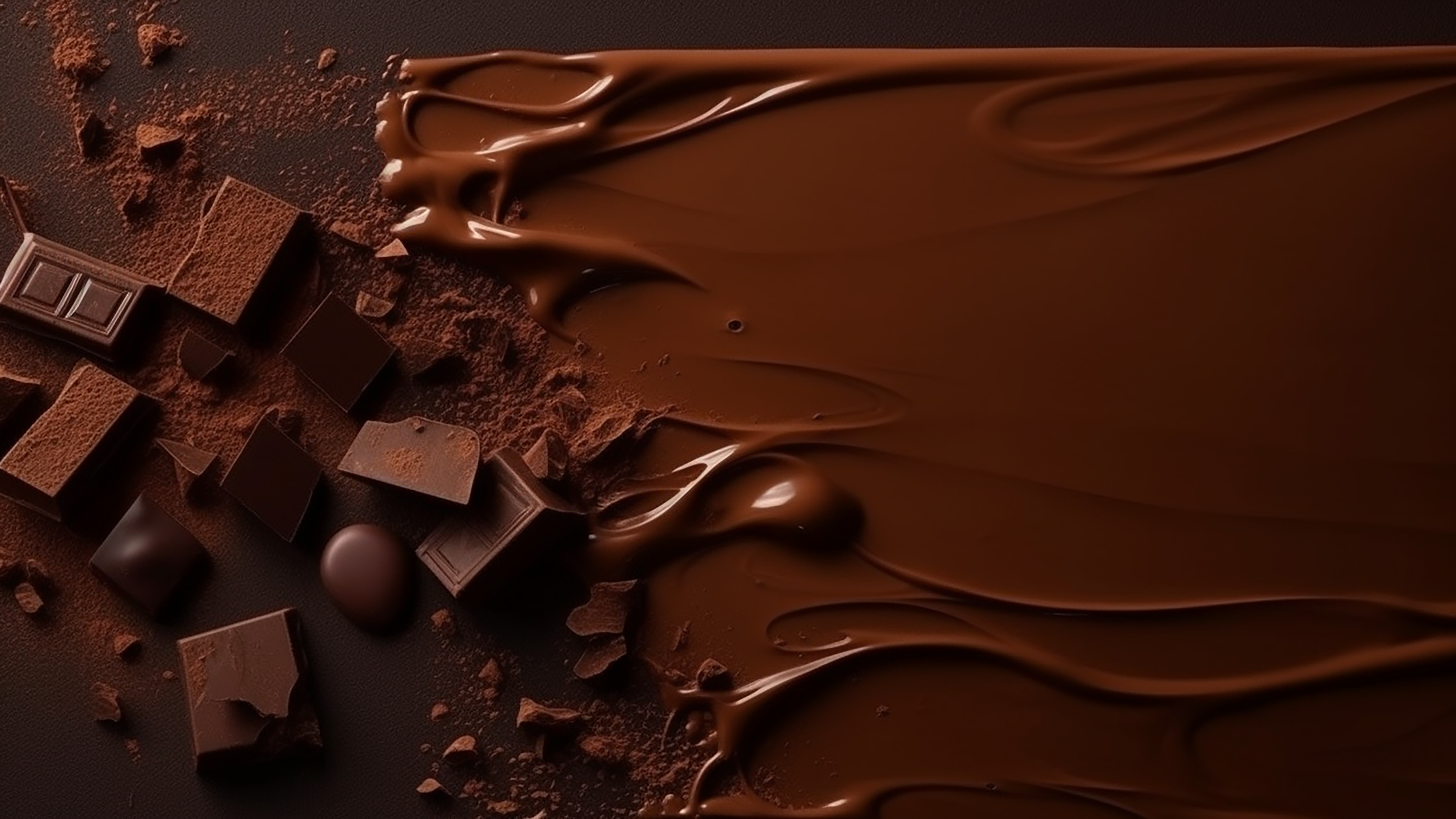 巧克力酱商业背景图片