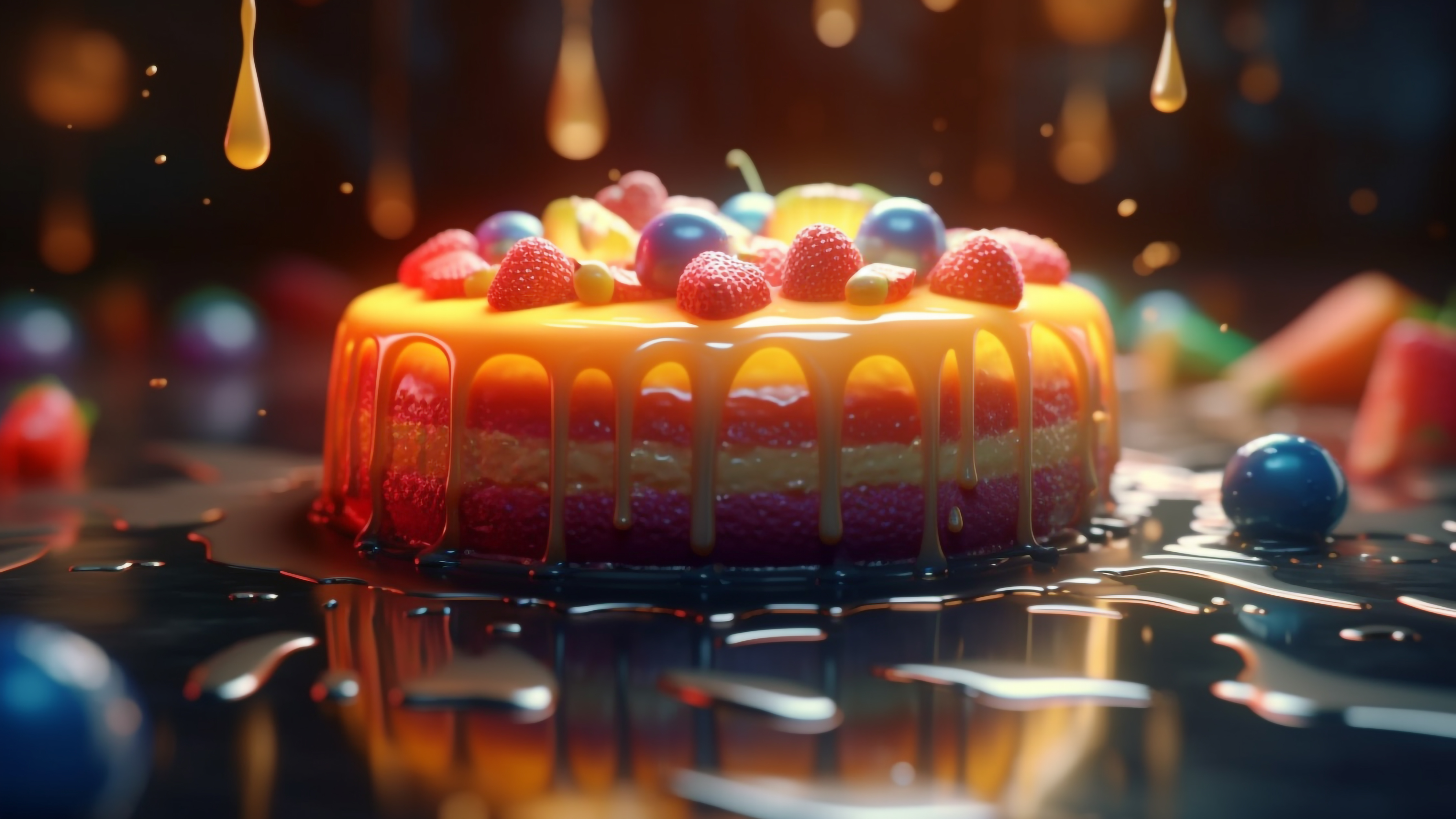 蛋糕甜品食物背景图片