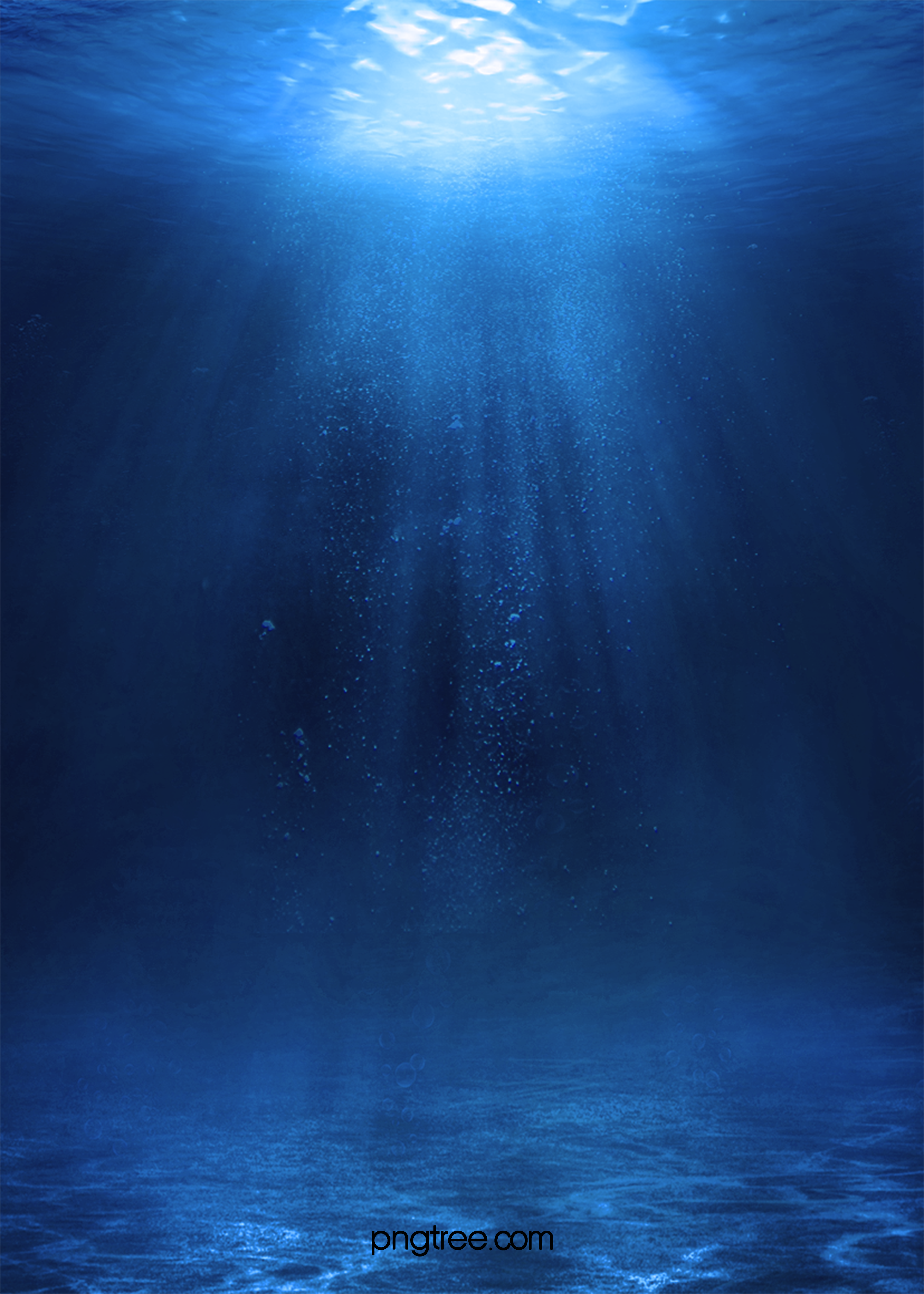 夏日深蓝色海底图片