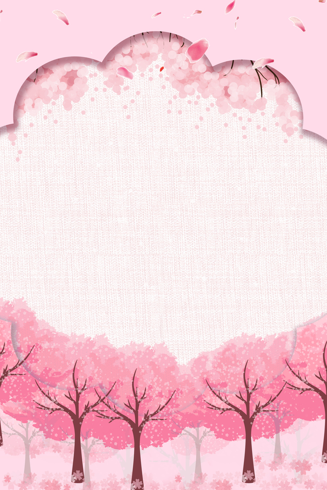 浪漫唯美樱花季背景图片