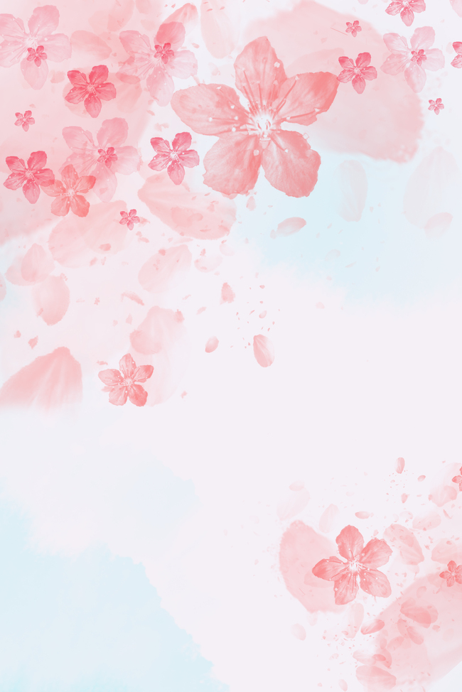 浪漫温馨樱花花朵背景图片