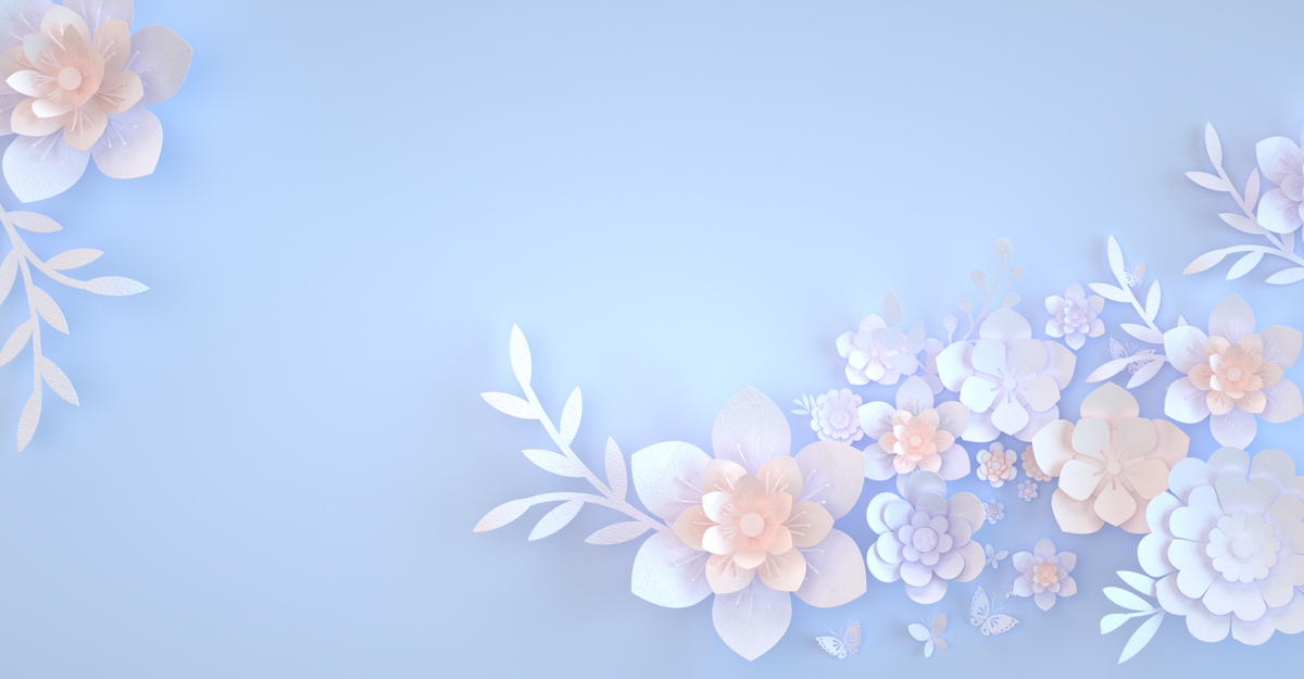 情人节女王节浪漫立体花唯美花朵背景图片