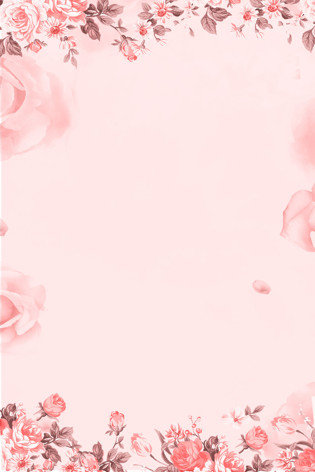 粉色花卉温馨母亲节海报背景图片