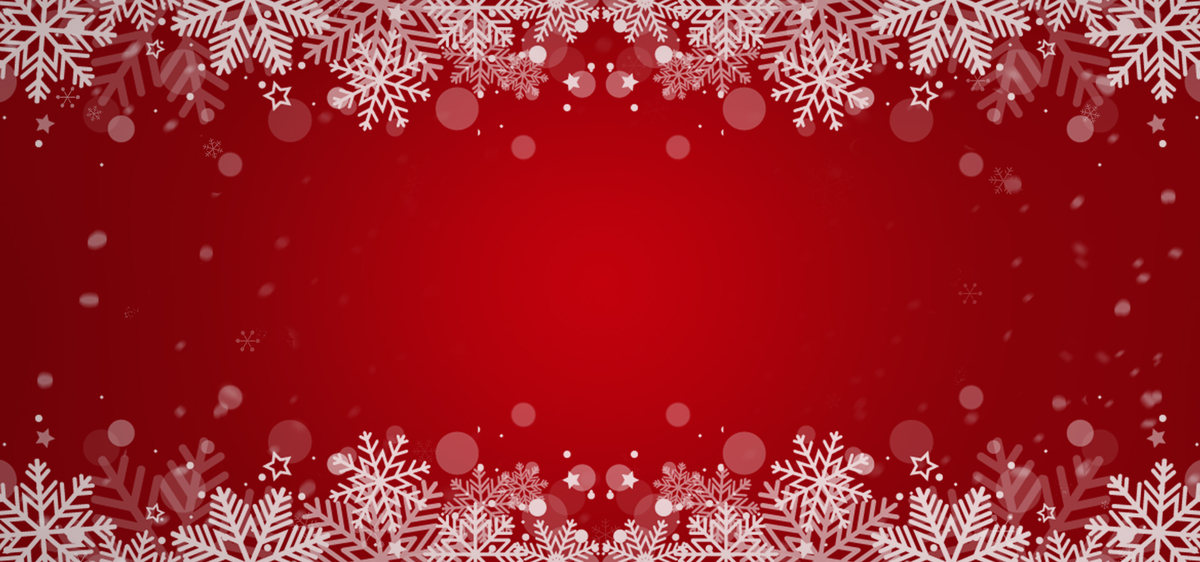 红色雪花圣诞节节日宣传背景图片