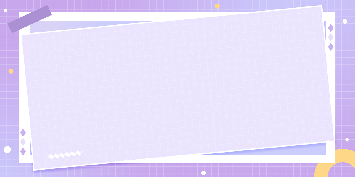 简约边框紫色扁平海报背景图片