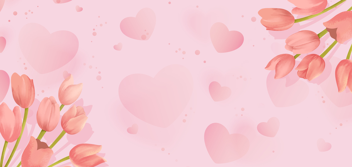 母亲节花粉色浪漫背景图片