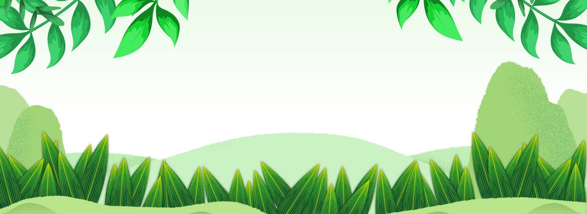 春季清新绿色淘宝海报背景图片