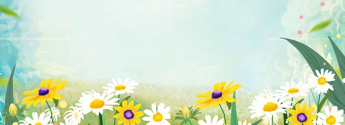淘宝夏季花卉小清新海报背景图片