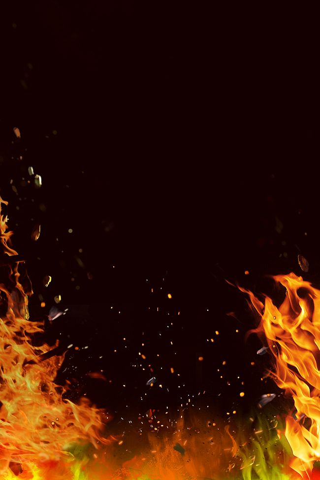 燃烧的火焰创意设计封面背景图片