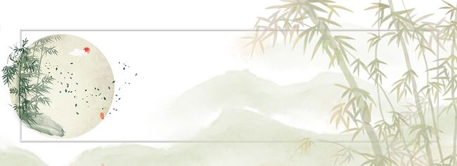 矢量古典中国风手绘竹子竹林背景图片