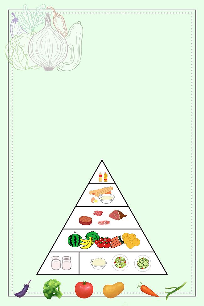 简约膳食平衡背景图片