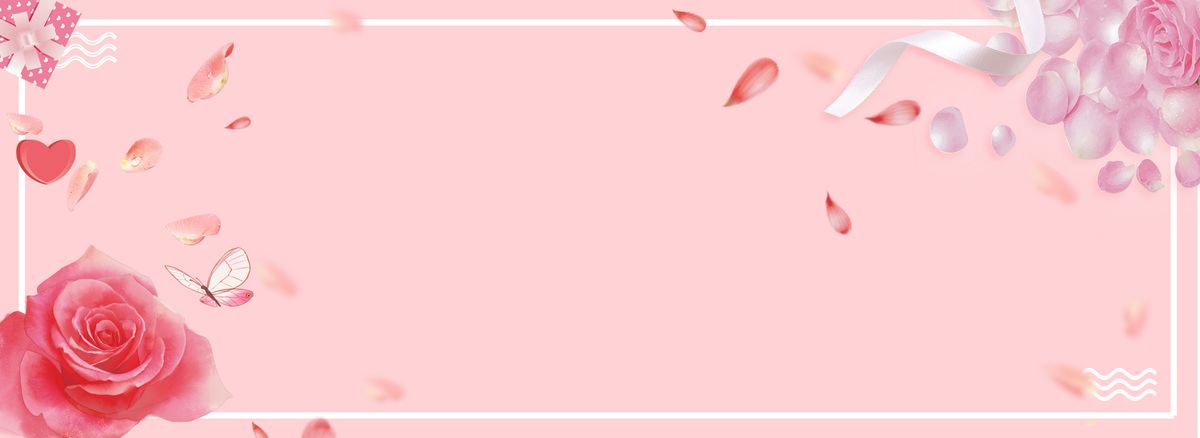 淘宝玫瑰情人节海报背景图片